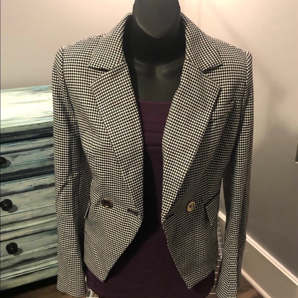 RACHEL Zoe Houndstooth Blazer - Picture 3 of 10